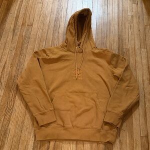 MENS TIMBERLAND Embroidered Tree Logo Hoodie Sweatshirt Medium